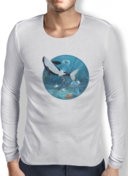 T-Shirt homme manche longue Baleine Orca