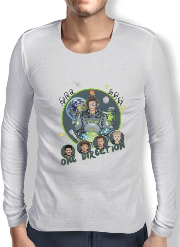 T-Shirt homme manche longue Outer Space Collection: One Direction 1D - Harry Styles