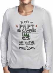 T-Shirt homme manche longue Papy en camping car