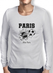 T-Shirt homme manche longue Paris Maillot Football Domicile 2018