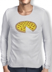 T-Shirt homme manche longue Pizza Delicious