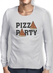 T-Shirt homme manche longue Pizza Party