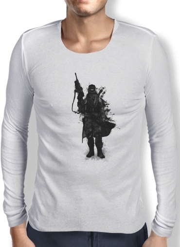T-Shirt homme manche longue Post Apocalyptic Warrior