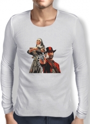 T-Shirt homme manche longue Red Dead Redemption Fanart