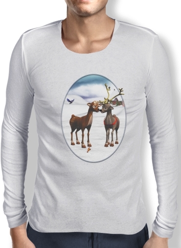 T-Shirt homme manche longue Reindeers Love