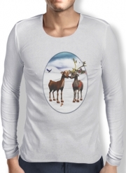 T-Shirt homme manche longue Reindeers Love