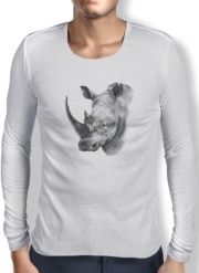 T-Shirt homme manche longue Rhino Shield Art