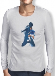 T-Shirt homme manche longue Roberto Baggio Italian Striker