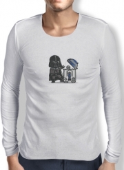 T-Shirt homme manche longue Robotic Trashcan