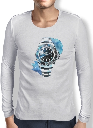 T-Shirt homme manche longue Rolex Watch Artwork
