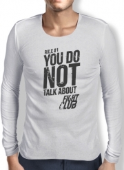 T-Shirt homme manche longue Rule 1 You do not talk about Fight Club