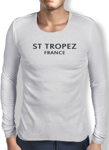 T-Shirt homme manche longue Saint Tropez France