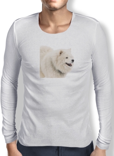 T-Shirt homme manche longue samoyede dog