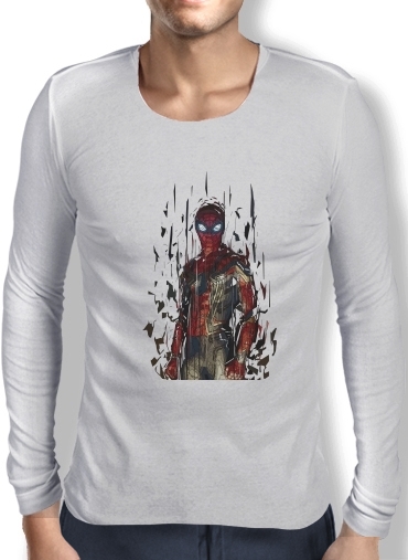 T-Shirt homme manche longue Spiderman Poly