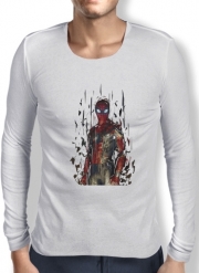 T-Shirt homme manche longue Spiderman Poly