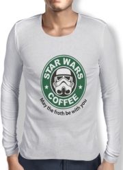 T-Shirt homme manche longue Stormtrooper Coffee inspired by StarWars