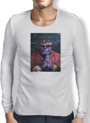 T-Shirt homme manche longue Thanos mashup Notorious BIG
