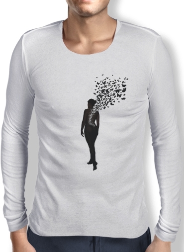 T-Shirt homme manche longue The Butterfly Transformation