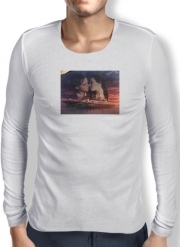 T-Shirt homme manche longue Titanic Fanart Collage