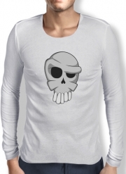 T-Shirt homme manche longue Toon Skull