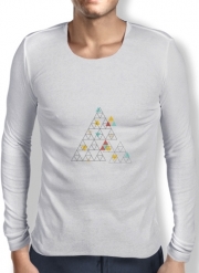 T-Shirt homme manche longue Triangle - Native American