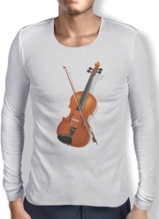 T-Shirt homme manche longue Violin Virtuose