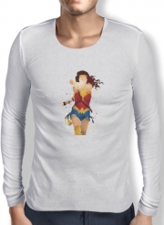 T-Shirt homme manche longue Wonder Girl