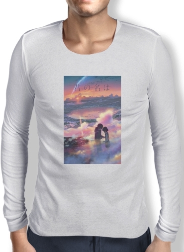 T-Shirt homme manche longue Your Name Night Love