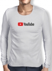 T-Shirt homme manche longue Youtube Video