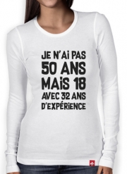 T-Shirt femme manche longue 50 ans Cadeau anniversaire