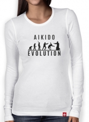 T-Shirt femme manche longue Aikido Evolution
