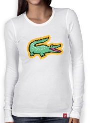 T-Shirt femme manche longue alligator crocodile