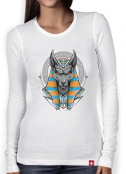 T-Shirt femme manche longue Anubis Egyptian