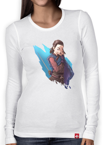 T-Shirt femme manche longue Arya Stark