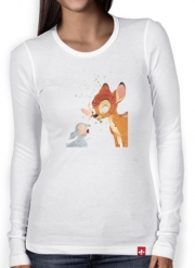 T-Shirt femme manche longue Bambi Art Print
