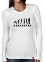T-Shirt femme manche longue Evolution de l'apiculteur Cadeau