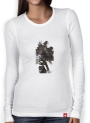T-Shirt femme manche longue Black Panther Abstract Art WaKanda Forever