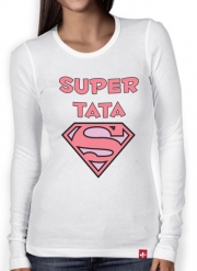 T-Shirt femme manche longue Cadeau pour une Super Tata