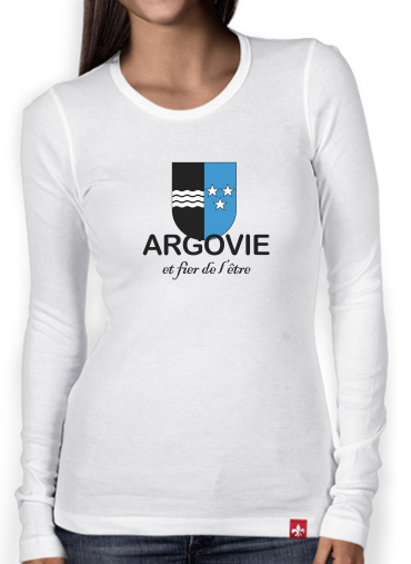 T-Shirt femme manche longue Canton Argovie