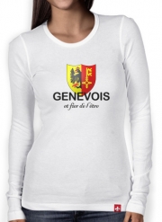 T-Shirt femme manche longue Canton de Genève