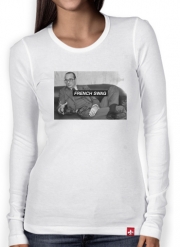 T-Shirt femme manche longue Chirac French Swag
