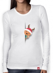 T-Shirt femme manche longue Christmas cookie