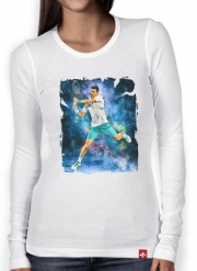 T-Shirt femme manche longue Djokovic Painting art
