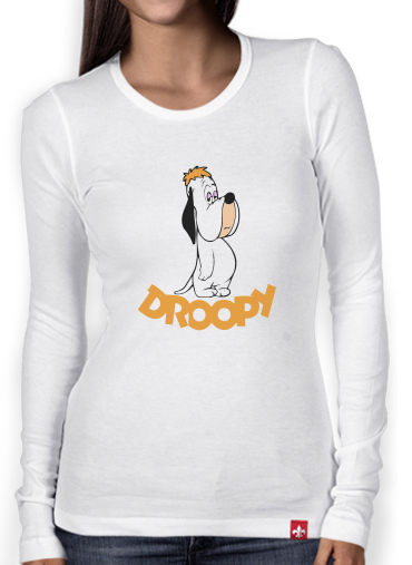 T-Shirt femme manche longue Droopy Doggy