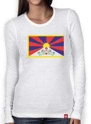 T-Shirt femme manche longue Flag Of Tibet