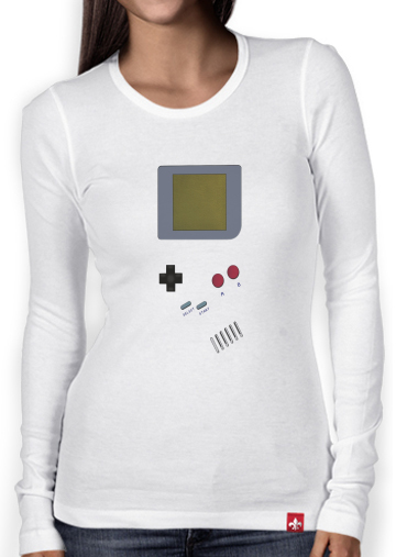 T-Shirt femme manche longue GameBoy Style