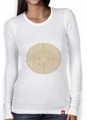 T-Shirt femme manche longue Geometric Bohemian Mandala