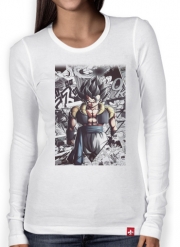 T-Shirt femme manche longue Gogeta Fusion Goku X Vegeta