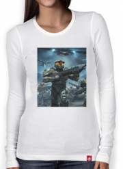T-Shirt femme manche longue Halo War Game