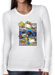 T-Shirt femme manche longue Hello Kitty X Heroes